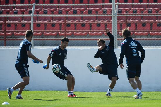 FIFA World Cup 2014. Training of Russian national team