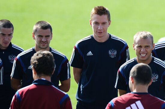 2014 FIFA World Cup. Training of the Russian national team