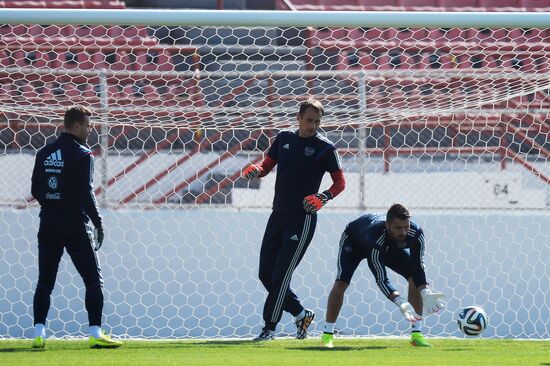 FIFA World Cup 2014. Training of Russian national team