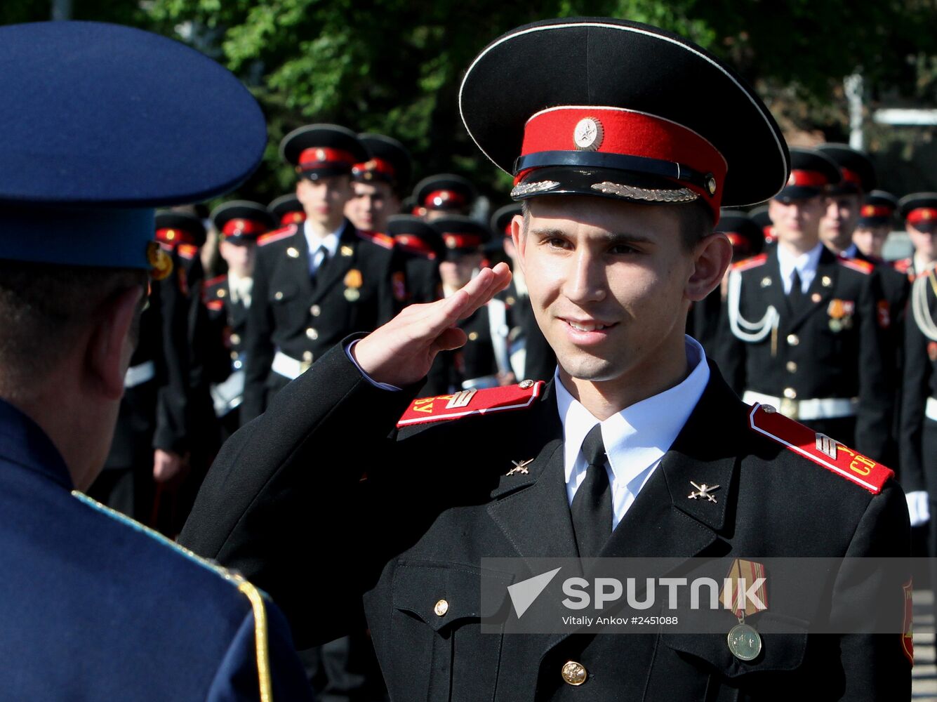 Graduation party at Ussuriysk Suvorov military school