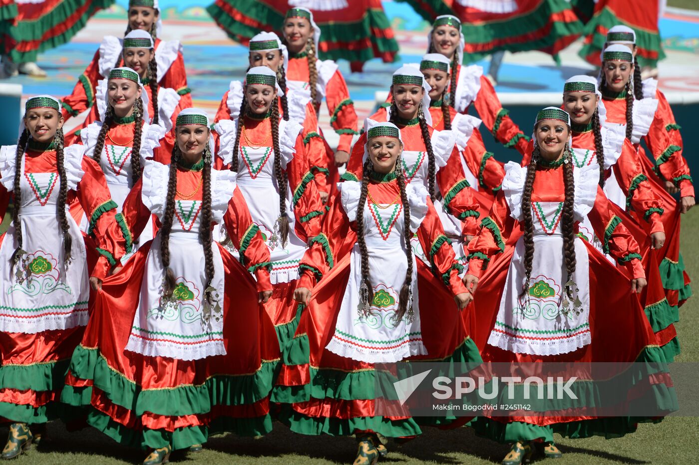 Sabantuy festival in Kazan