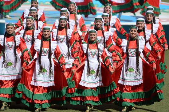 Sabantuy festival in Kazan