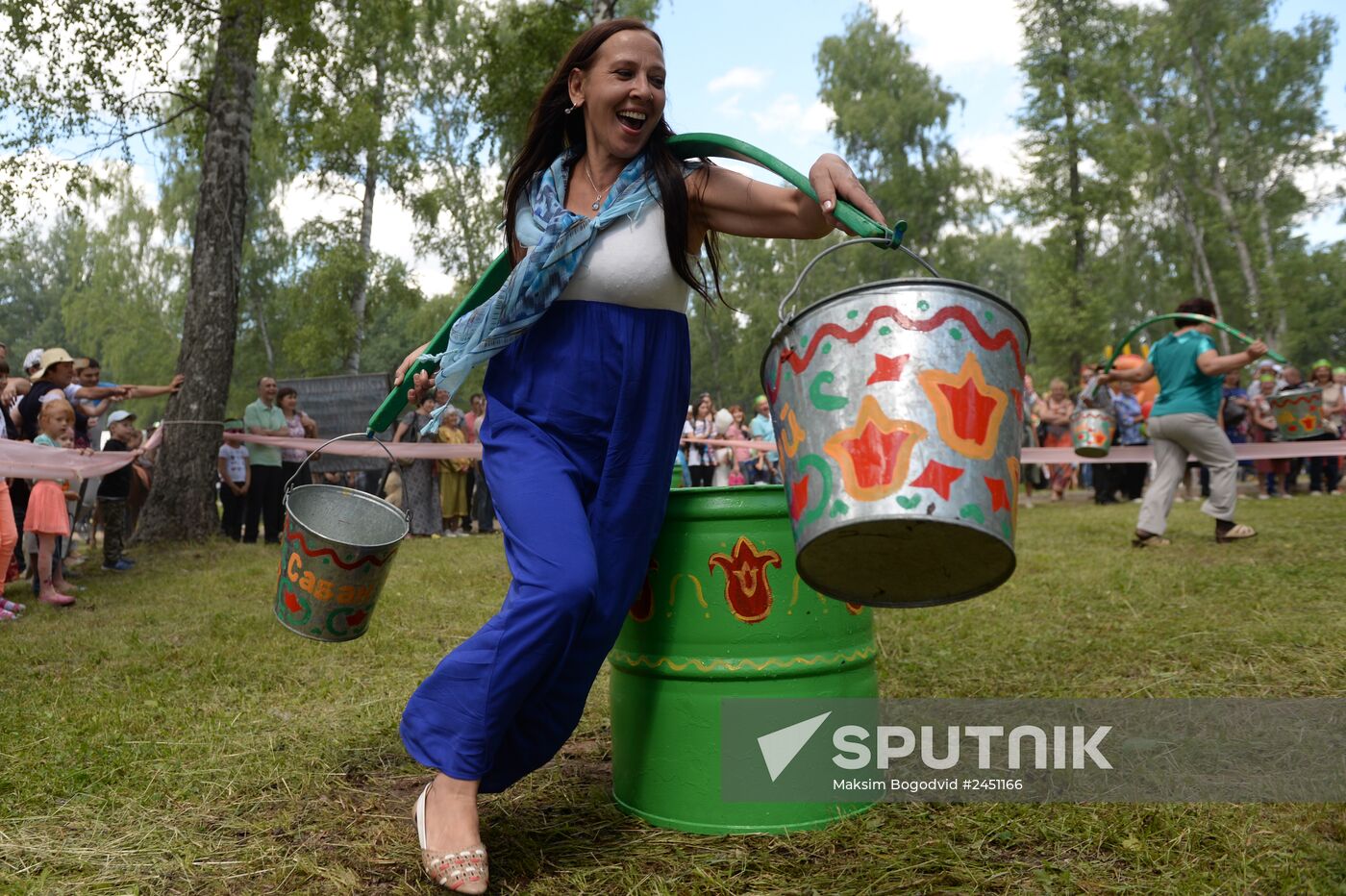 Sabantuy festival in Kazan