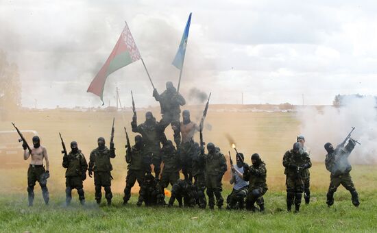 Unveiling of monument to the Bagration operation