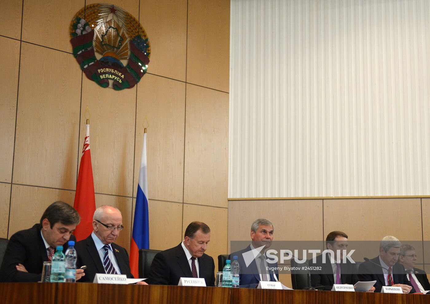 Sergei Naryshkin makes a working visit to Belarus