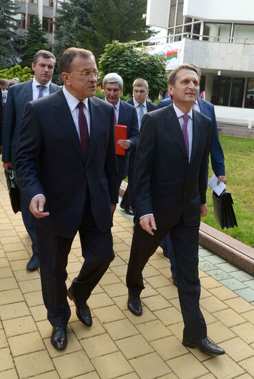 Sergei Naryshkin makes a working visit to Belarus