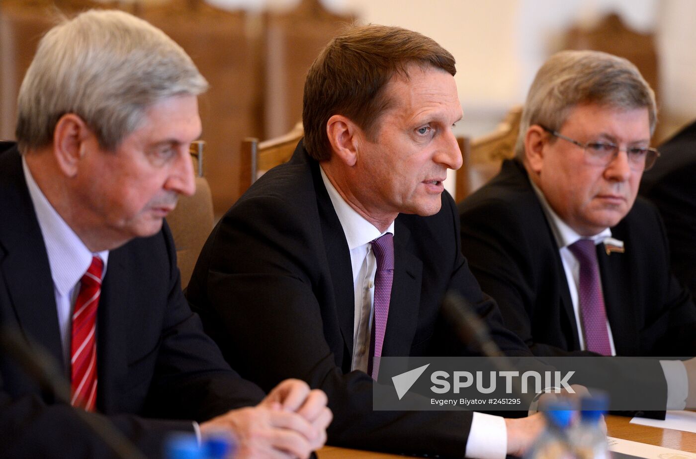 Sergei Naryshkin makes a working visit to Belarus