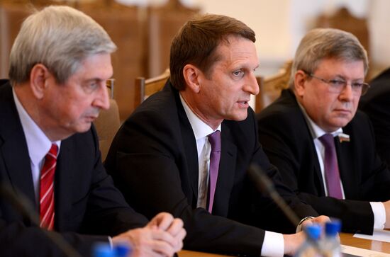 Sergei Naryshkin makes a working visit to Belarus