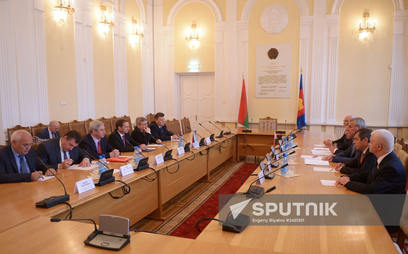 Sergei Naryshkin makes a working visit to Belarus