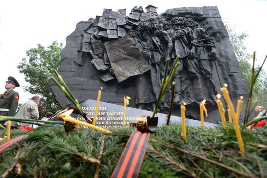 Opening of memorial to victims of Dulag-184 German transit camp in Vyazma