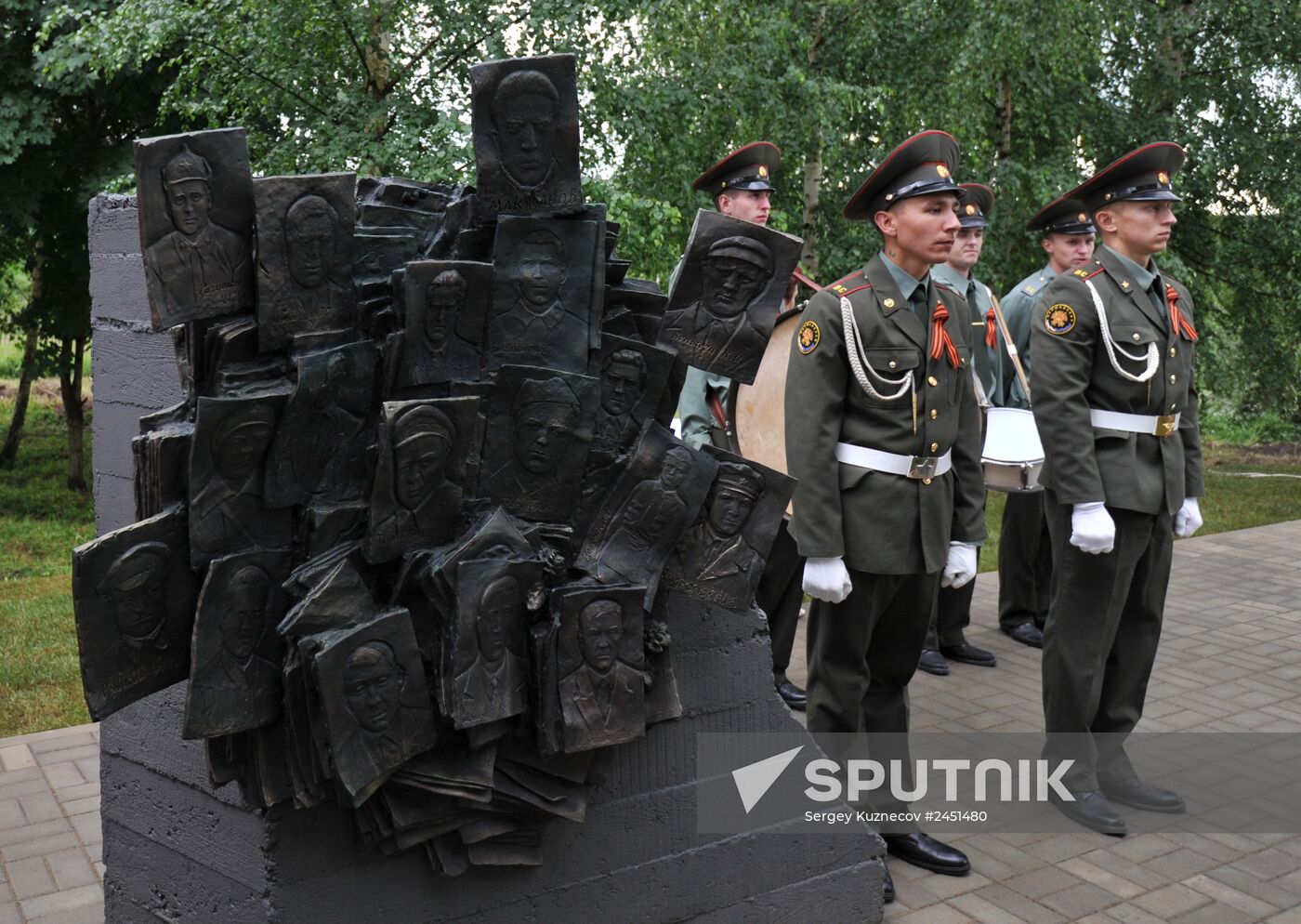 Opening of memorial to victims of Dulag-184 German transit camp in Vyazma