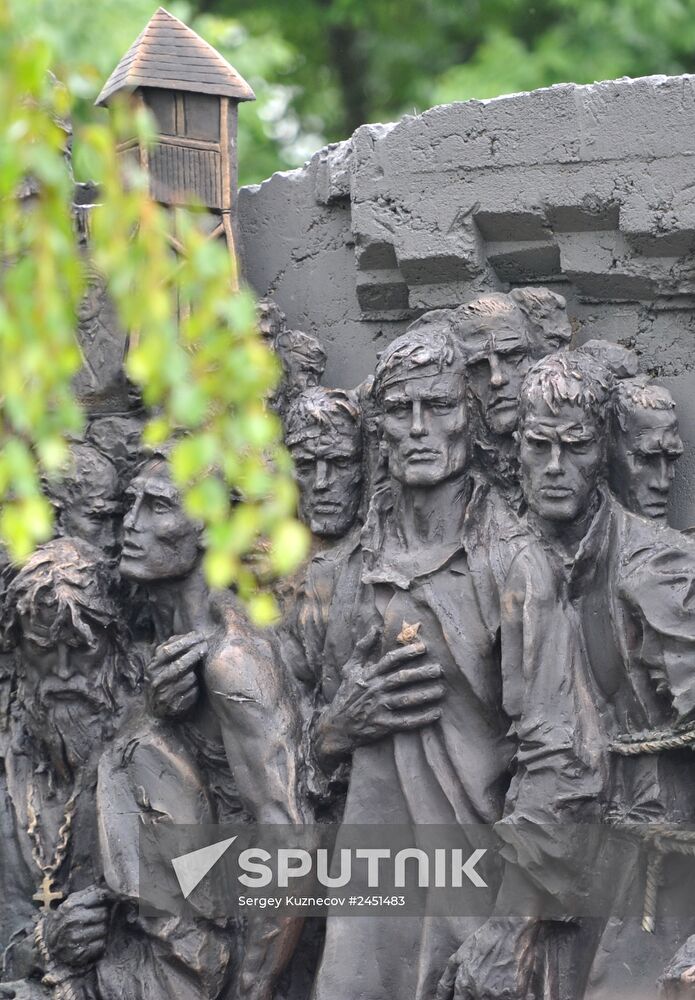 Opening of memorial to victims of Dulag-184 German transit camp in Vyazma
