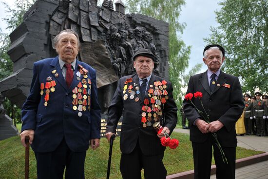 Opening of memorial to victims of Dulag-184 German transit camp in Vyazma