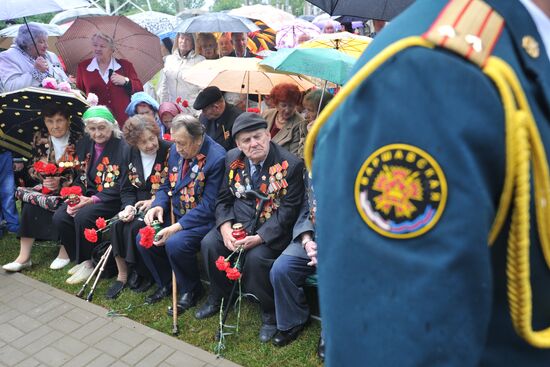 Opening of memorial to victims of Dulag-184 German transit camp in Vyazma