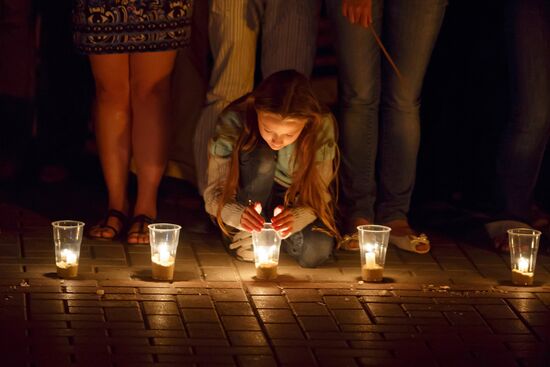 Day of Memory and Sorrow in Russian cities
