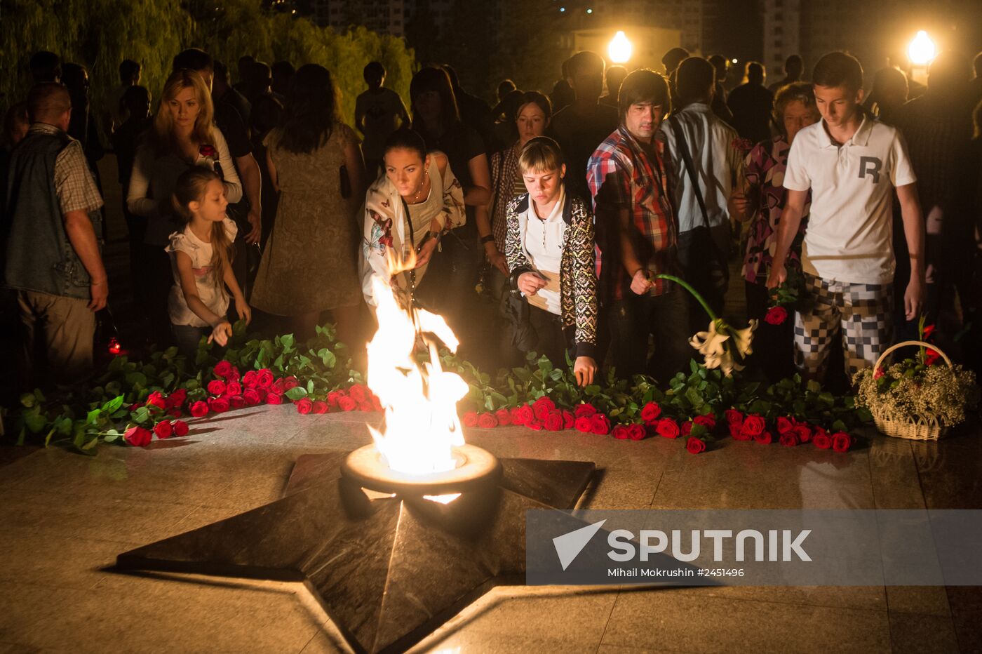 Day of Memory and Sorrow in Russian cities