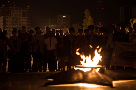 Day of Memory and Sorrow in Russian cities