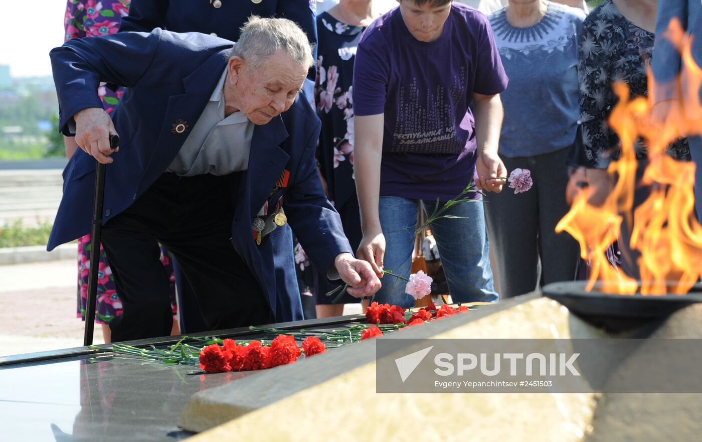 Day of Memory and Sorrow in Russian cities