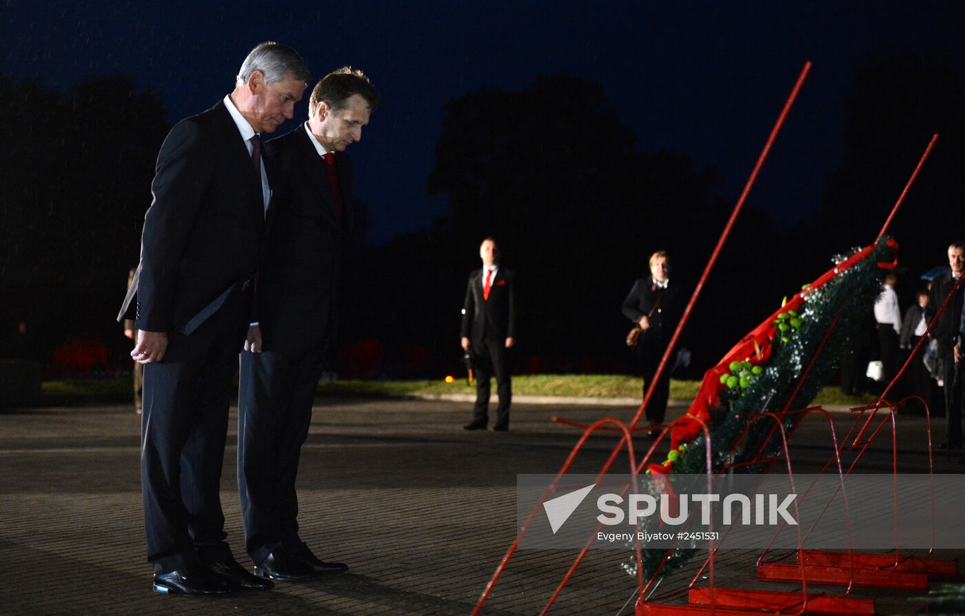 Sergei Naryshkin visits Belarus