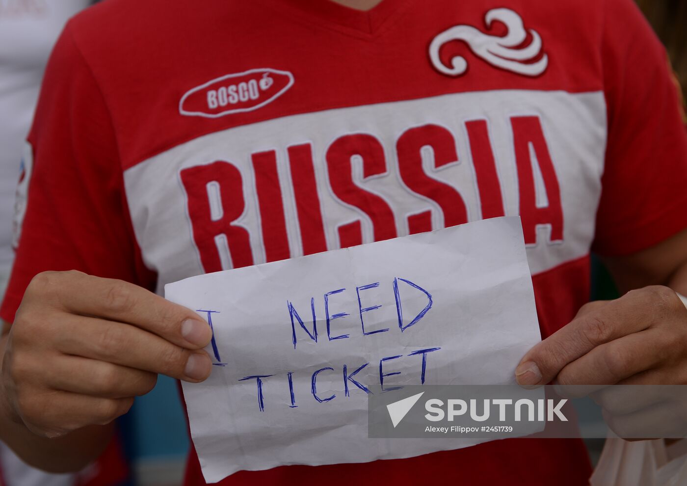 2014 FIFA World Cup. Belgium vs. Russia