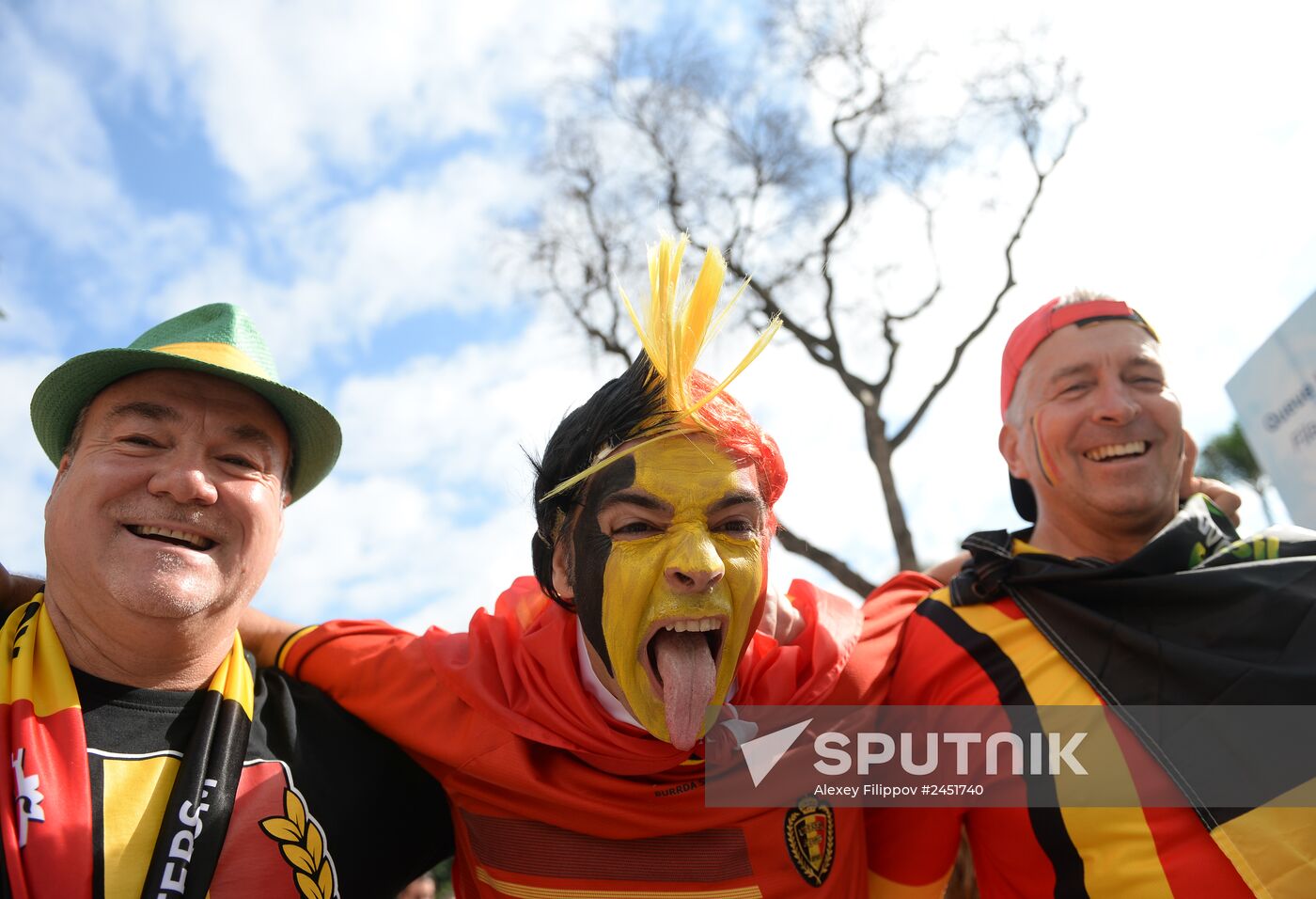 2014 FIFA World Cup. Belgium vs. Russia