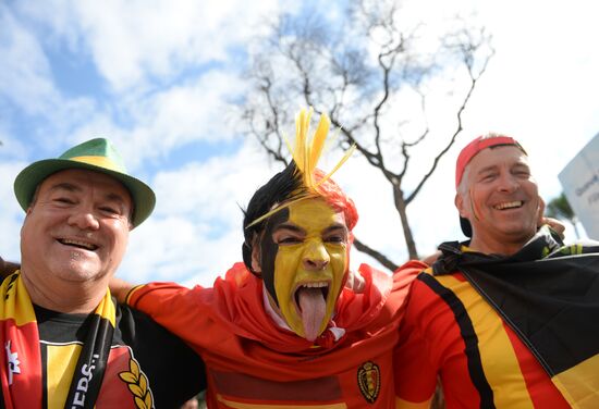 2014 FIFA World Cup. Belgium vs. Russia