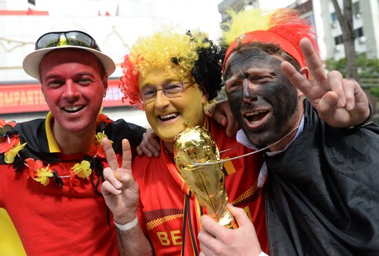 2014 FIFA World Cup. Belgium vs. Russia