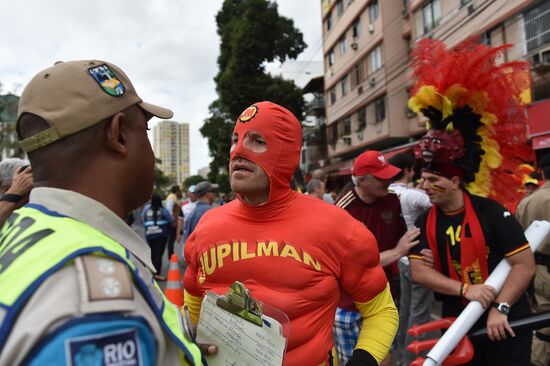 2014 FIFA World Cup. Belgium vs. Russia