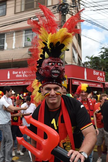 2014 FIFA World Cup. Belgium vs. Russia