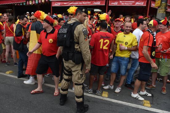 2014 FIFA World Cup. Belgium vs. Russia