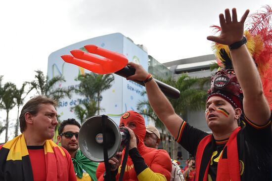 2014 FIFA World Cup. Belgium vs. Russia