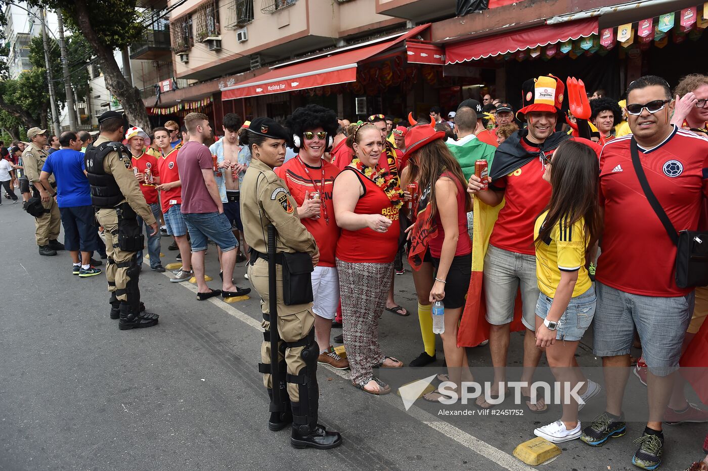 2014 FIFA World Cup. Belgium vs. Russia
