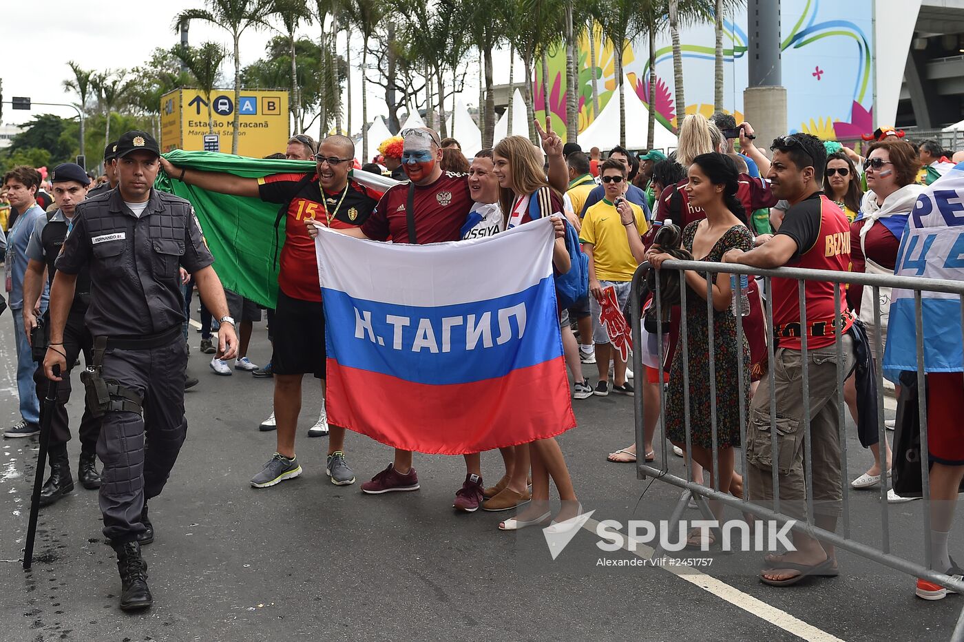 2014 FIFA World Cup. Belgium vs. Russia