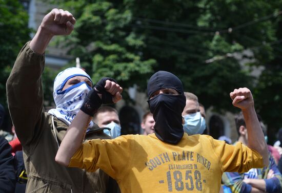 Unknown people obstruct religious procession against war and Ukraine's integration into EU