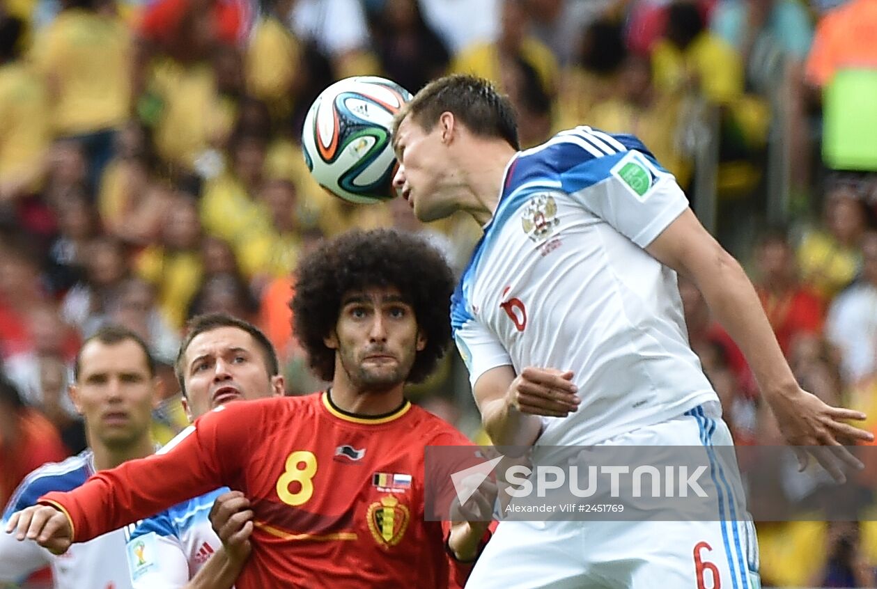 2014 FIFA World Cup. Belgium vs. Russia