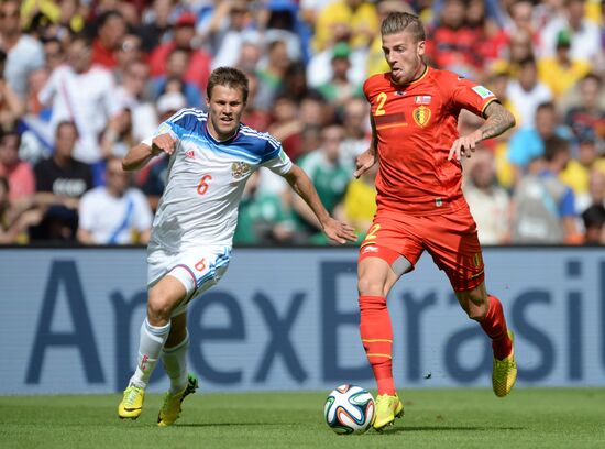 2014 FIFA World Cup. Belgium vs. Russia