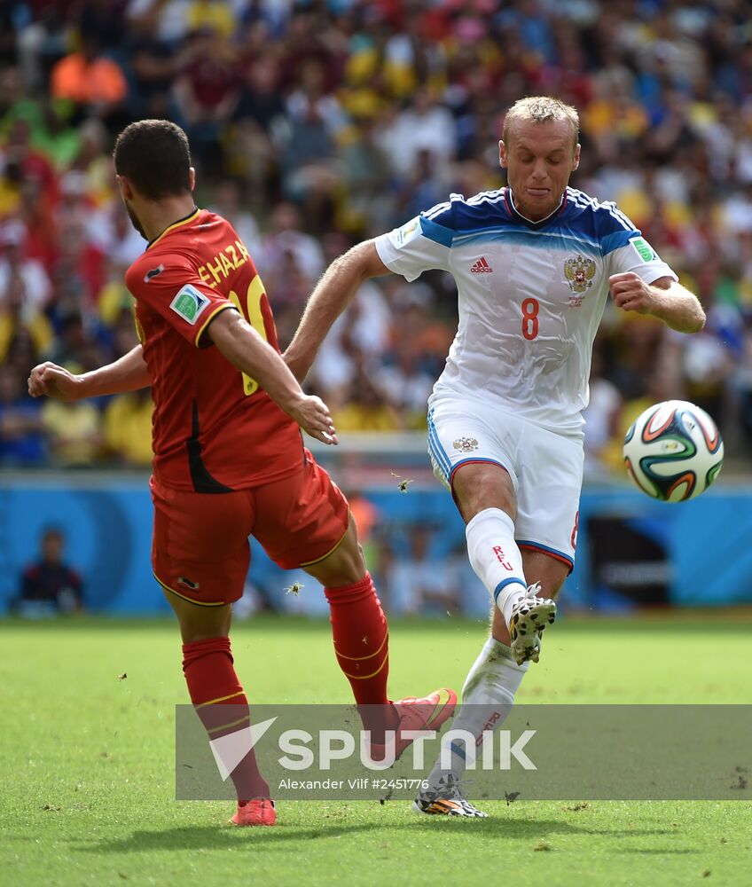 2014 FIFA World Cup. Belgium vs. Russia