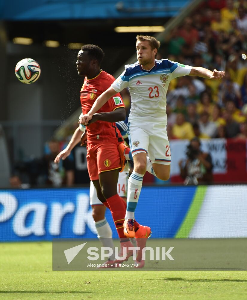 2014 FIFA World Cup. Belgium vs. Russia