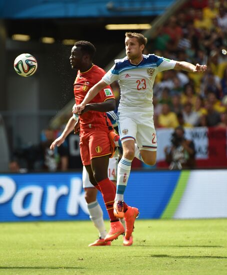 2014 FIFA World Cup. Belgium vs. Russia