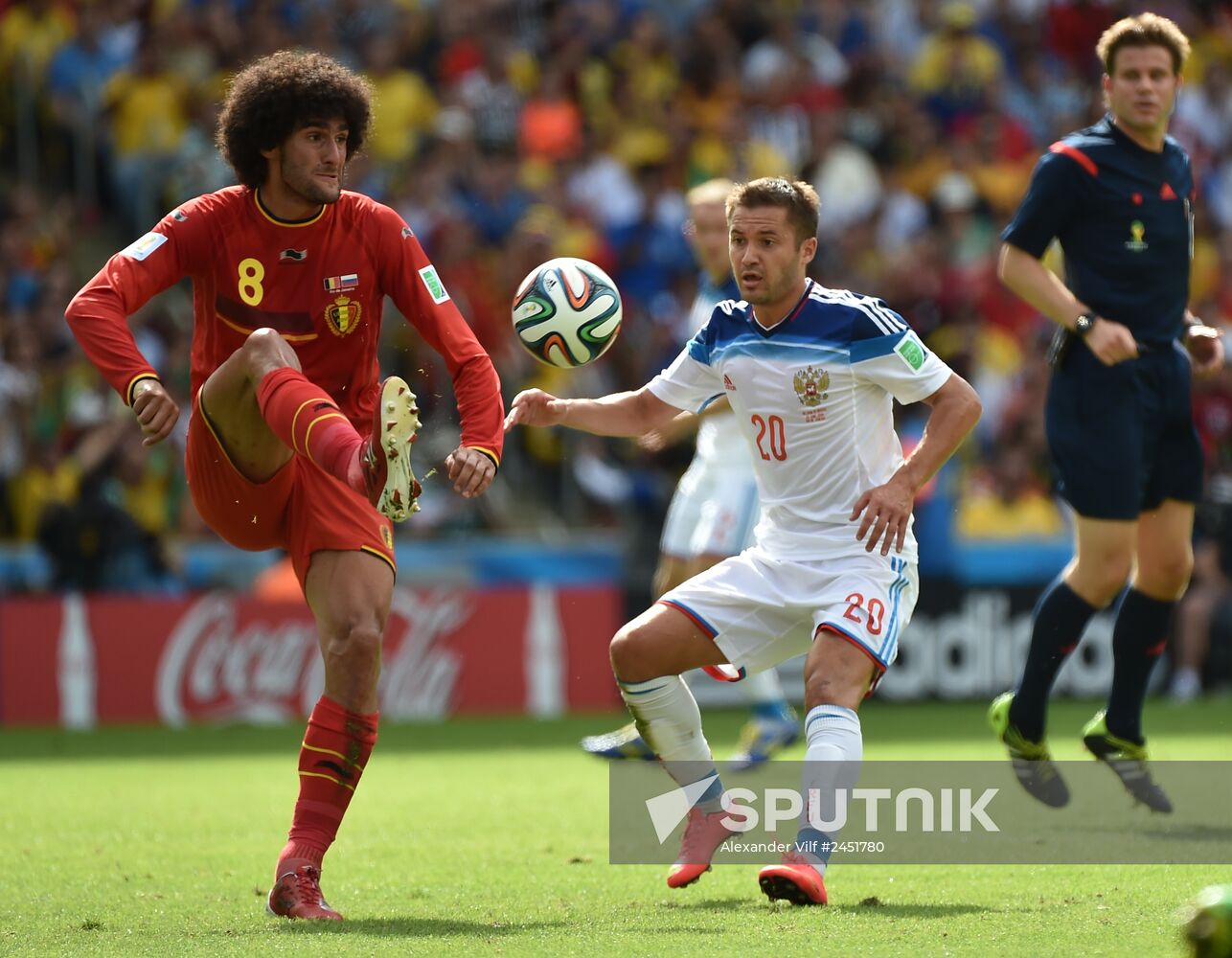 2014 FIFA World Cup. Belgium vs. Russia