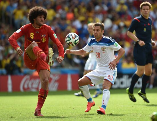 2014 FIFA World Cup. Belgium vs. Russia