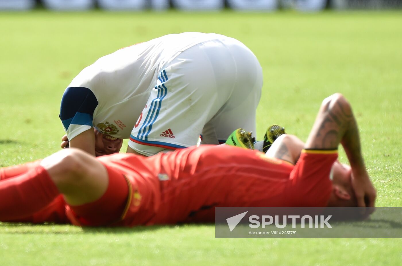 2014 FIFA World Cup. Belgium vs. Russia