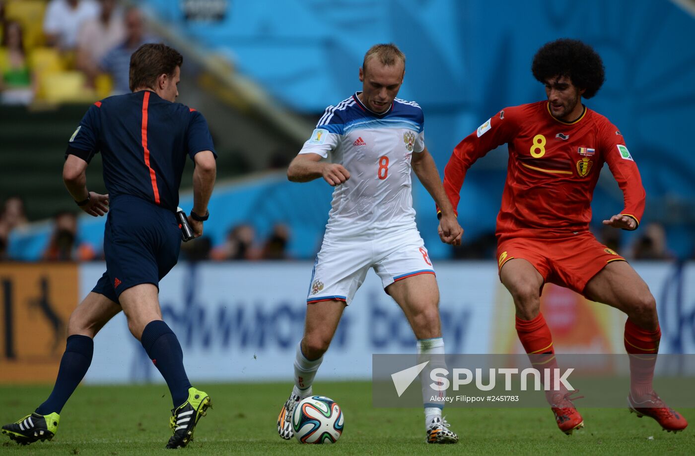 2014 FIFA World Cup. Belgium vs. Russia