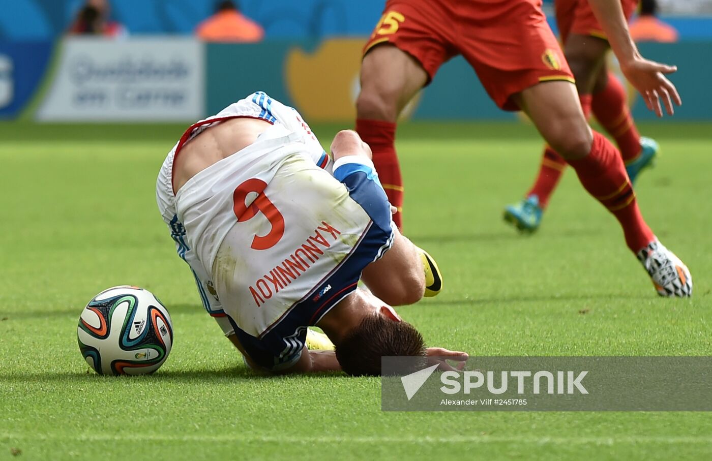 2014 FIFA World Cup. Belgium vs. Russia