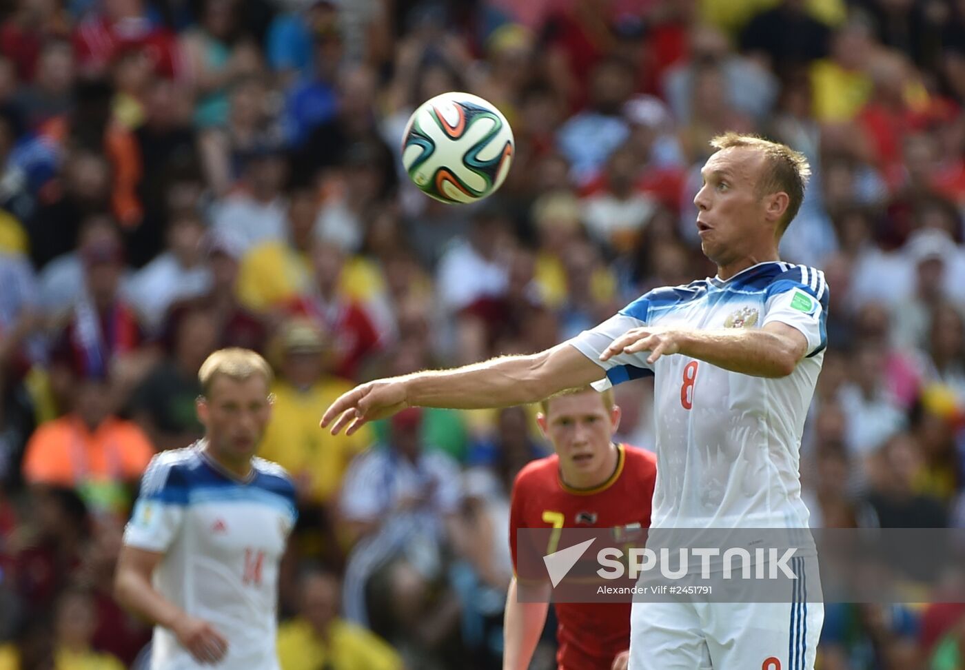 2014 FIFA World Cup. Belgium vs. Russia