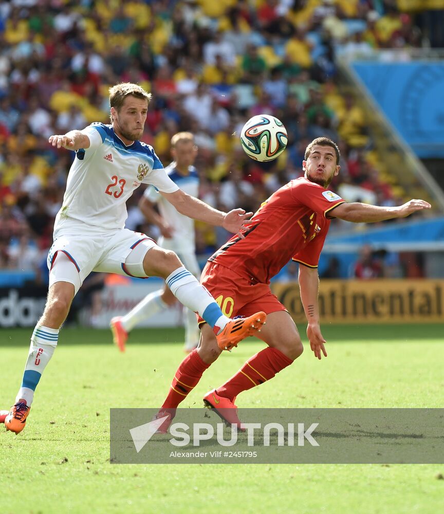 2014 FIFA World Cup. Belgium vs. Russia