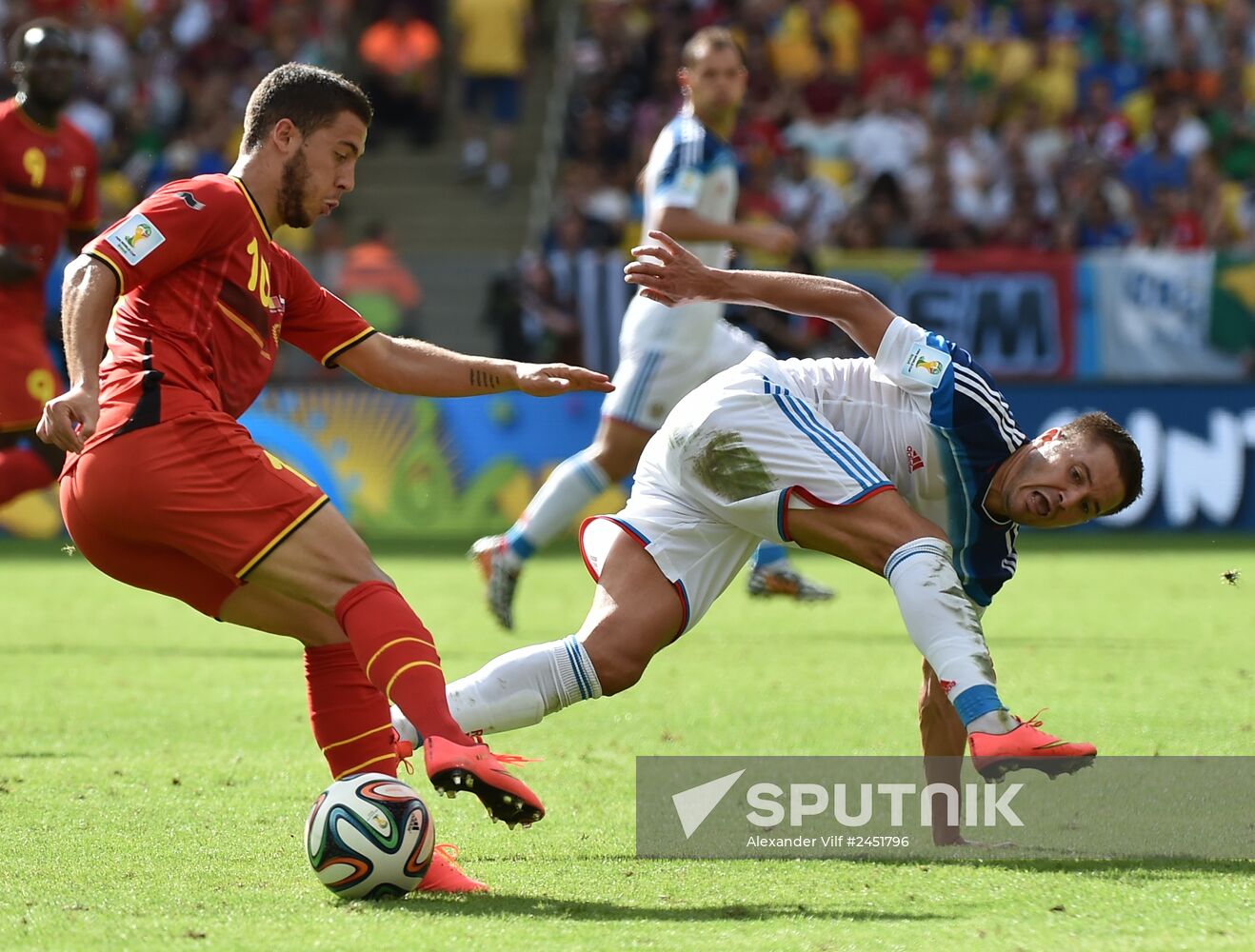 2014 FIFA World Cup. Belgium vs. Russia