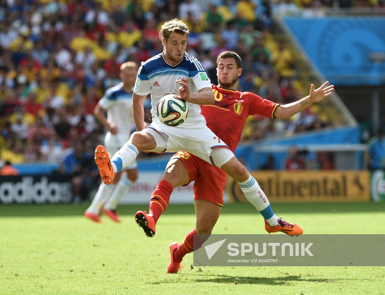 2014 FIFA World Cup. Belgium vs. Russia