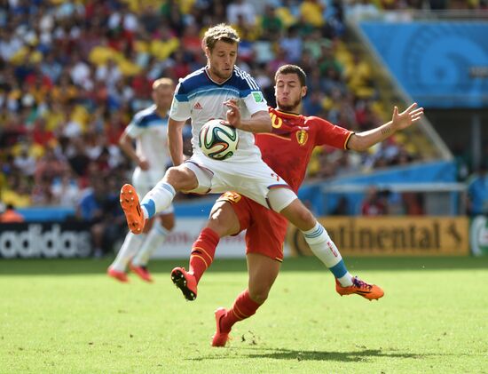 2014 FIFA World Cup. Belgium vs. Russia