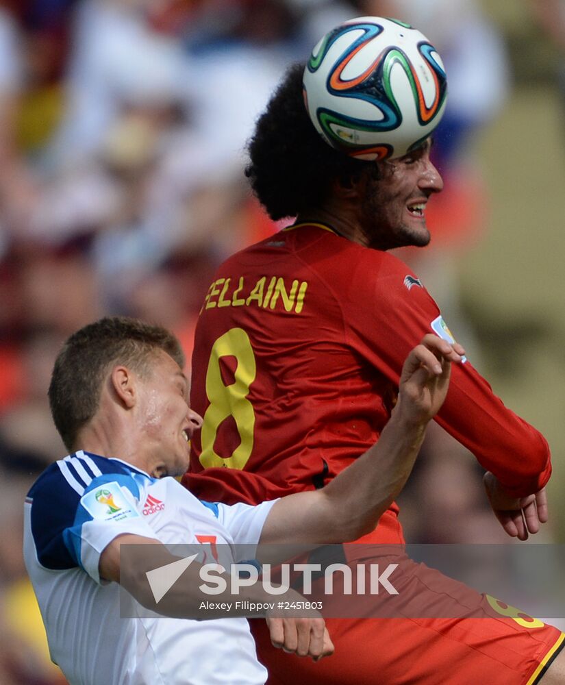 2014 FIFA World Cup. Belgium vs. Russia